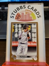 DOM NUNEZ 2022 TOPPS SERIES-1 GOLD PARALLEL 1512/2022 ROCKIES #193
