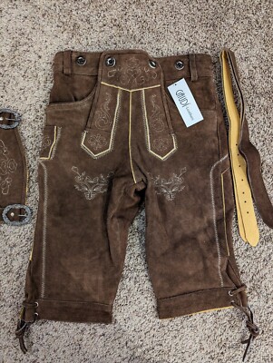 Lederhose Hellbraun Damen Gaudi Leathers Gr. 36 Produktbild-Vorschau 7