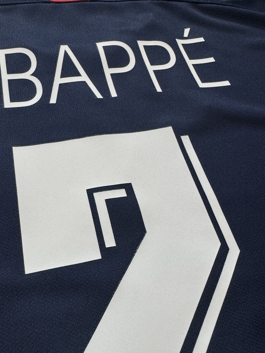 2019/20 PSG Home UCL Jersey #7 Mbappe 2XL Nike Long Sleeve