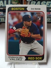 2023 Topps Heritage High Number #631 Enmanuel Valdez RC Image Variation