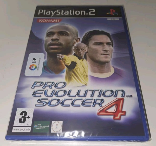 PRO EVOLUTION SOCCER 4 PES 4 PS2 NUEVO PRECINTADO MINT PAL ESPAÑA KONAMI RARO