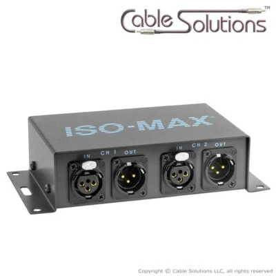 Stereo Audio Ground Isolator Hum/Noise Eliminator Jensen Transformers PI-2XX