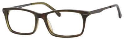 ESQUIRE EQ1500 MEN'S PLASTIC EYEGLASSES 53-16-145 OLIVE/TORTOISE WITH SOFT CASE
