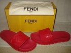 100% AUTHENTIC NEW MEN FENDI DIAGONAL LOGO POOL SLIDE SANDALS UK 11.5/US 12.5 D — photo 6