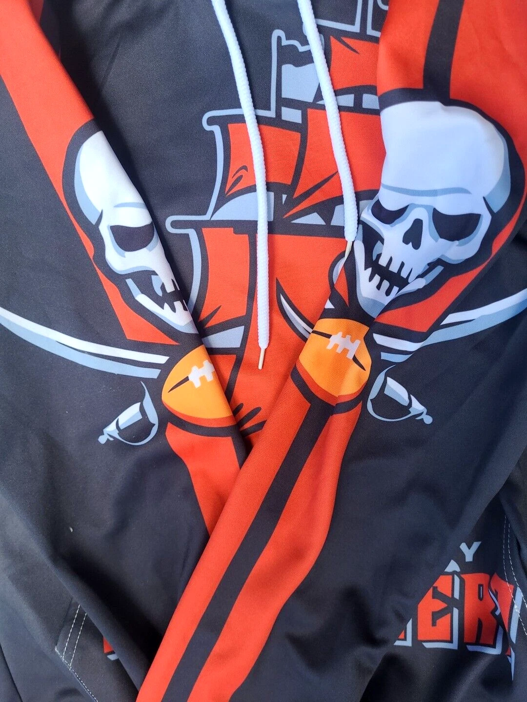 Tampa Bay Buccaneers All Over Print 3D Hoodie Size Small