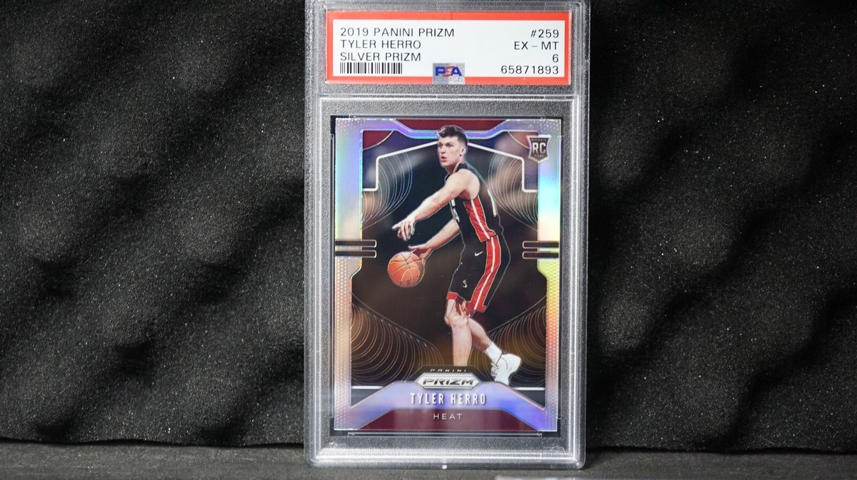 Tyler Herro 2019-20 Panini Prizm RC #259 Rookie Silver PSA 6 Mint