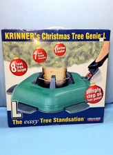 Krinner Christmas Live Tree Stand Genie L  1 gal Water Indicator Easy Up Large
