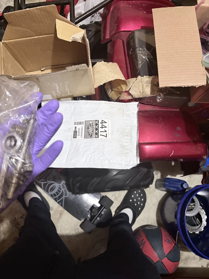 Suzuki RM125 2001 OEM escape válvula de potencia válvula de alimentación juego de brazo de eje 11259-36E30 Foto 3 de 3