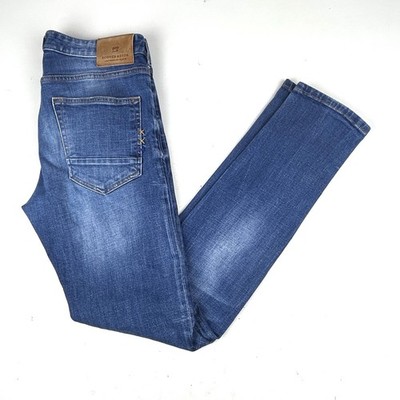 Scotch & Soda Skim Jeans Mens 32x34 Blue Medium Wash Denim AMS Blauw Favourite