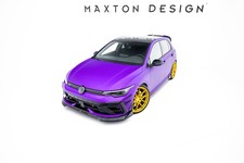Maxton Design Frontlippe V.4 passend für VW Golf R Variant Mk8 FL schwarz Hochgl
