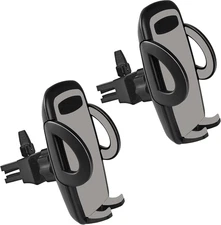 Universal Car Air Vent Phone Mount Holder 2-Pack for Phone & Smartphones