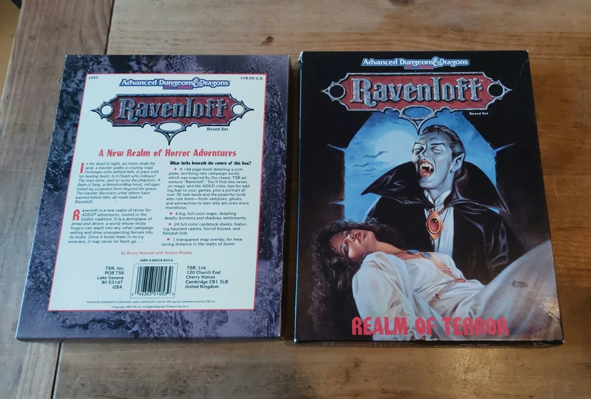 Advanced Dungeons & Dragons Ravenloft Realm of Terror Adam's Wrath Domains Deniz