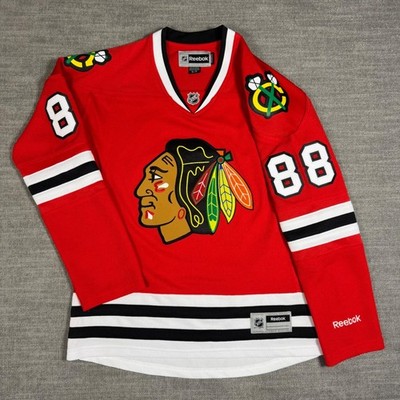 Reebok Chicago Blackhawks Kane 88 Jersey Red NHL Womens S