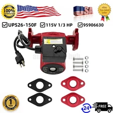 For Grundfos 95906630 UPS26-150F Cast Iron Circulator Pump 115V 1/3 HP US STOCK