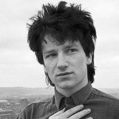 Bono, lead vocalist of the rock band U2, Photo Reprint 8.5x11 Paper Luster