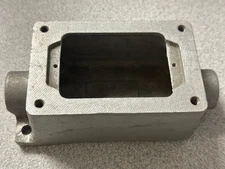 New Aluminum SWB-5  Killark Device Box, 3/4 Inch Feed Through Explosion Proof
