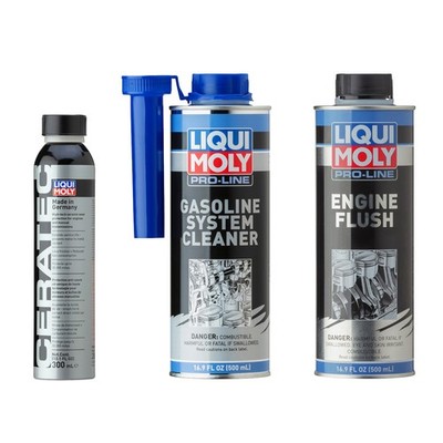 Liqui Moly Engine Flush Gasoline System Cleaner and Anti-Wear Additive Kit