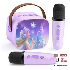Kids Karaoke Machine for Kids Frozen Toys for Girl Gift, Mini Karaoke Purple