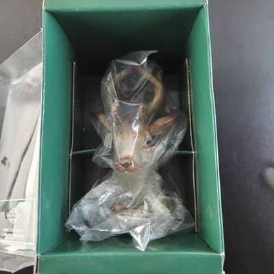 FITZ & FLOYD BELL 2002 DEER Collectors Series Enchanted Holiday Reindeer