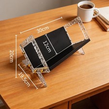 Tilting Tabletop Bookshelf Small Book Shelf for Countertop Living Room Home
