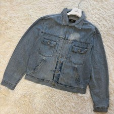 RRL Double RL Indigo Denim Jacket 90s Three Star Tag Work Coat L Size 212
