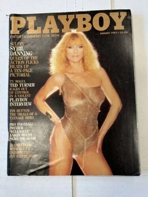 PLAYBOY MAGAZINE AUGUST 1983 SYBIL DANNING TED TURNER VERY GOOD CONDITION
