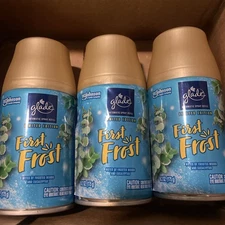 3 Pack Glade Automatic Spray Refills Limited Edition First Frost Woods 6.2oz