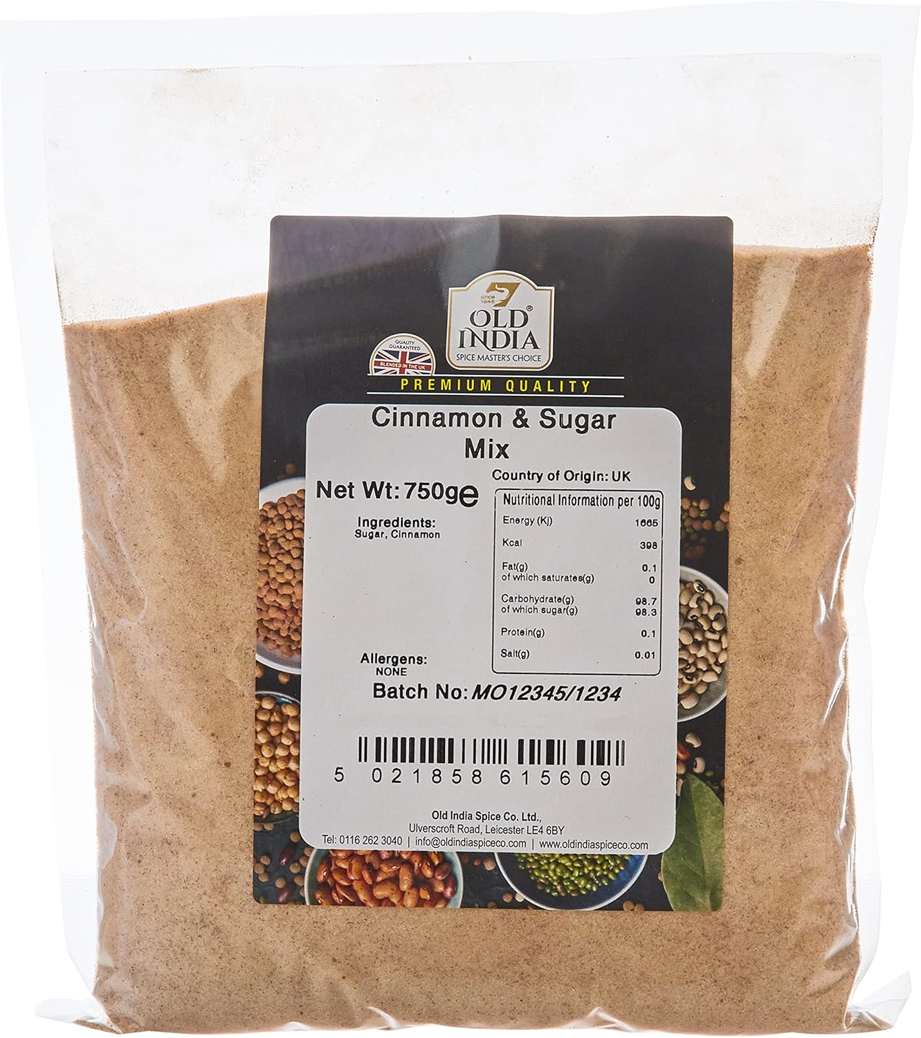 Cinnamon & Sugar Mix 750G