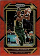 2023 Panini Prizm WNBA Prizms Ruby Wave #141 Jordan Horston - BSK