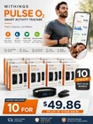 Lot of 10 Withings Pulse O₂ Smart Activity Trackers SpO₂ Heart Rate Sleep Monito