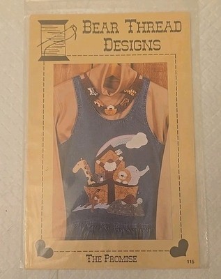 The Promise Noah's Ark Applique Pattern Bear Thread Designs Sewing Pattern