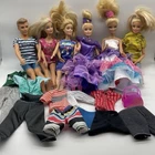 Mattel Lot Of 6 Barbie Dolls Vintage Mixed Lot w/ Extra Clothing & Accessories