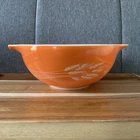 Pyrex Autumn Harvest Wheat #443 Nesting Mixing Bowl 2.5L Orange