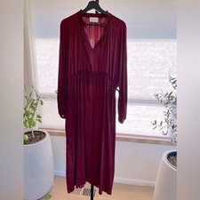 Modern Citizen - Long Sleeve Flowy Bohemian Midi Dress Sz L