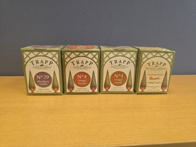 4 Trapp Private Garden Votive Candles 2 Oz. Blackberry Vanilla & Orange Vanilla