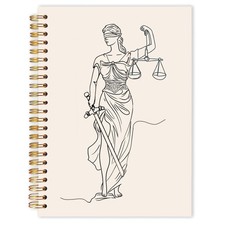 Qabliqo Lawyer Gifts Spiral Notebook Journal 5.5x8.3, Women