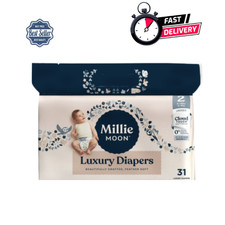 Millie Moon Luxury Diapers, Size 2, 31 Count