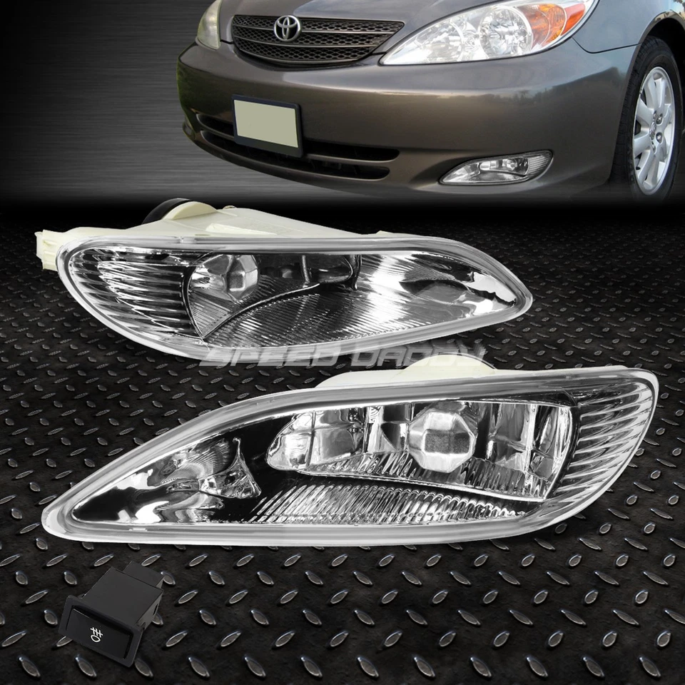 SMOKED HOUSING HEADLIGHT+AMBER SIDE LIGHT+CLEAR FOG LAMP FOR 03-08 COROLLA E120 - Изображение 2 из 4
