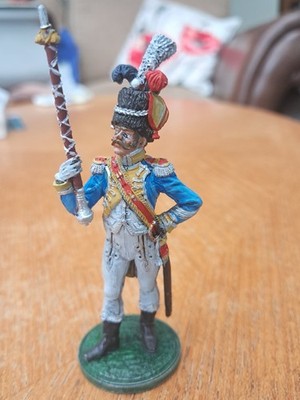 EK Gussteile 54 mm bemalt Trommel Major der niederländischen Grenadiere