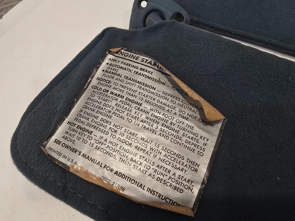 Juego de parasol suburbano Chevy GMC Silverado Sierra Blazer 1988-1998 OEM A124 Foto 2 de 4