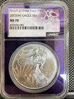 2013 W American Silver Eagle Struck at West Point Mint NGC MS70