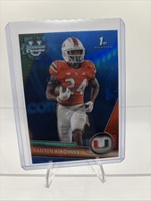 119/199 Kamren Kinchens 2023 Bowman U Chrome Blue Refractor Miami University