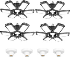 LED Garage Lights 4 Pack, 200W 20000LM 6500K Ceiling LED Shop Light