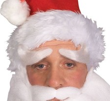Santa Eyebrows Deluxe - Adult - Rubies