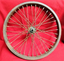 Vintage Very Rusty 16 Bicycle Rim 36 Spokes Home Garage Shop Or Outside Decor