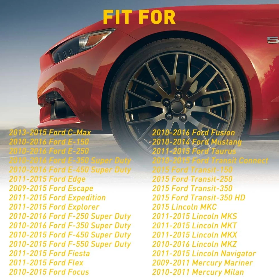 Sensores de monitoreo de presión de aire de neumáticos TPMS para Ford Explorer Transit Lincoln A Foto 3 de 4