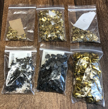 Vintage Shoe Toe Taps Plates Lot Brass Steel Cobbler Repair 300 pcs