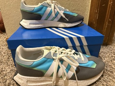 adidas Retropy E5 Low Top Men s Sneakers Grey/White/Bliss Blue GX9820