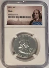 1961 Franklin Half Dollar Proof 50c:  (1 Coin) - NGC PF 68 - Beautiful Coin