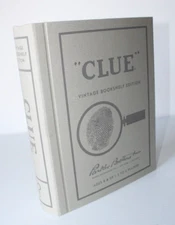 New 2016 Clue Vintage Bookshelf Edition WS Game Company Board in Linen Book READ